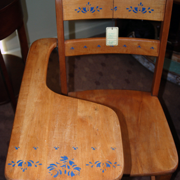 vintage school chairs